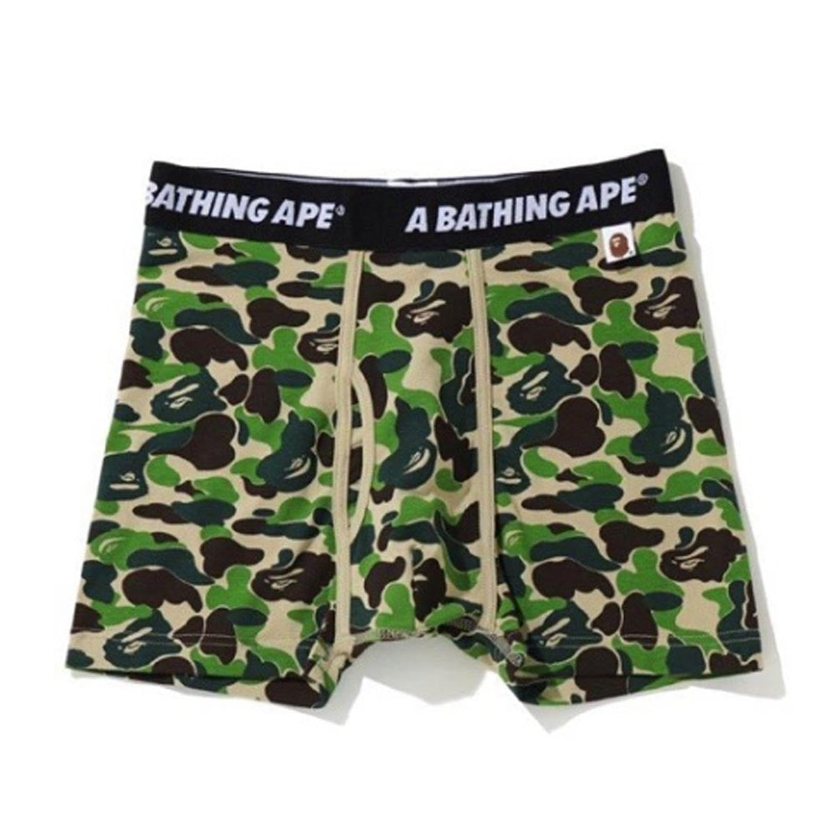 A BATHING APE BAPE ABC CAMO TRUNKS GREEN
