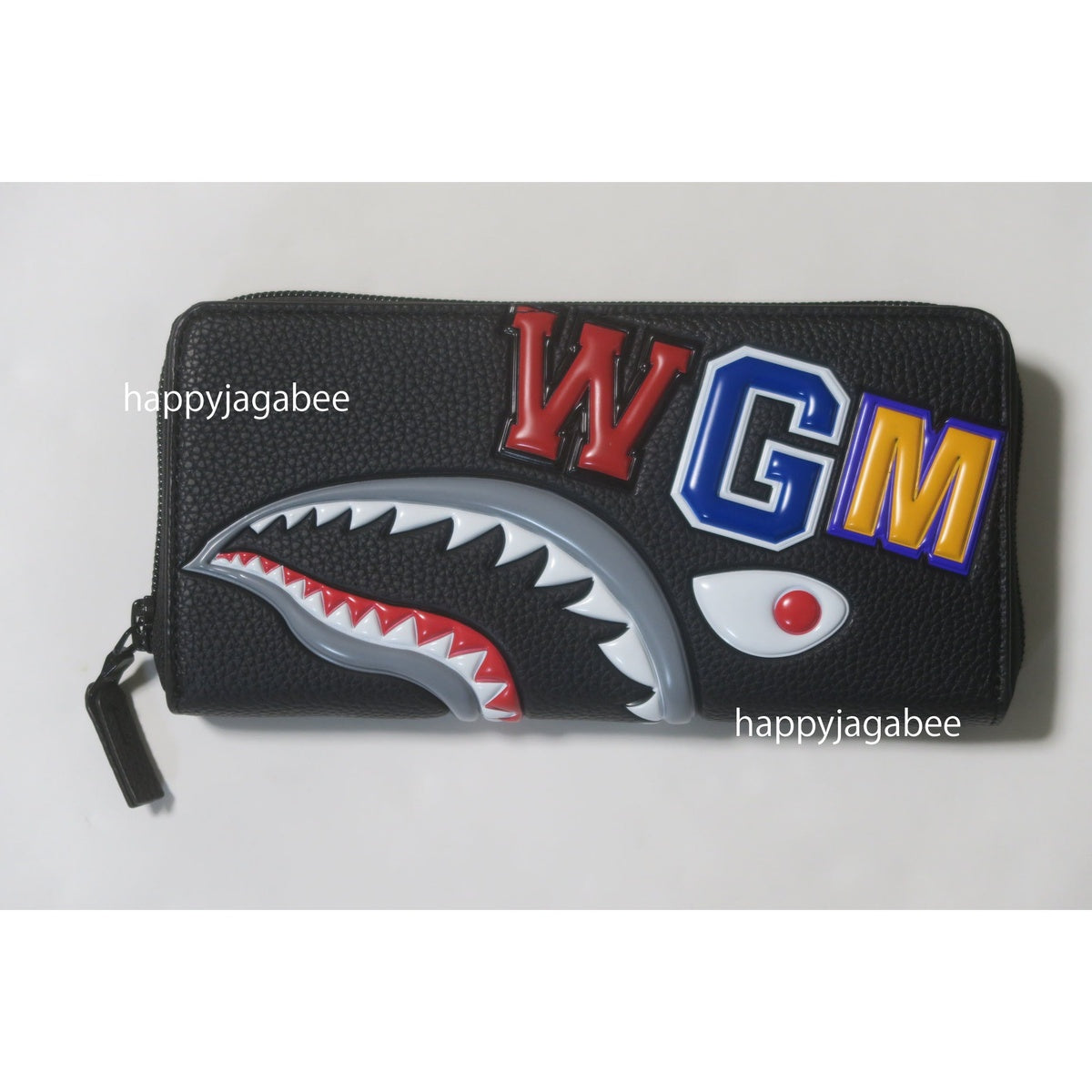 A BATHING APE BAPE SHARK LONG WALLET