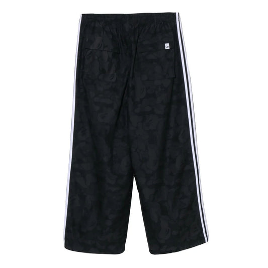 A BATHING APE BAPE ADIDAS World Cup Pack CAMO JACQUARD PANTS BLACK