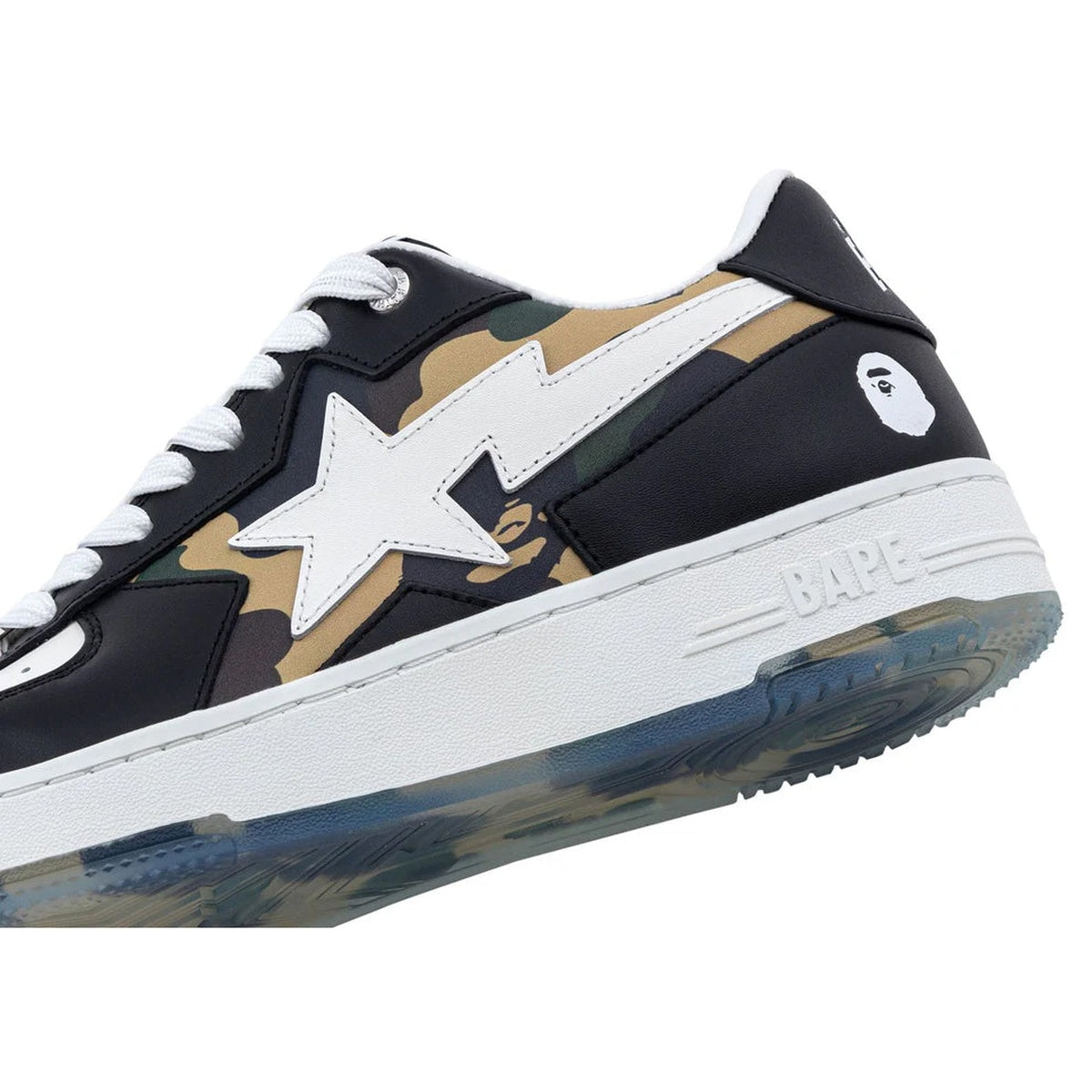 A BATHING APE BAPE STA ICON #2 BLACK