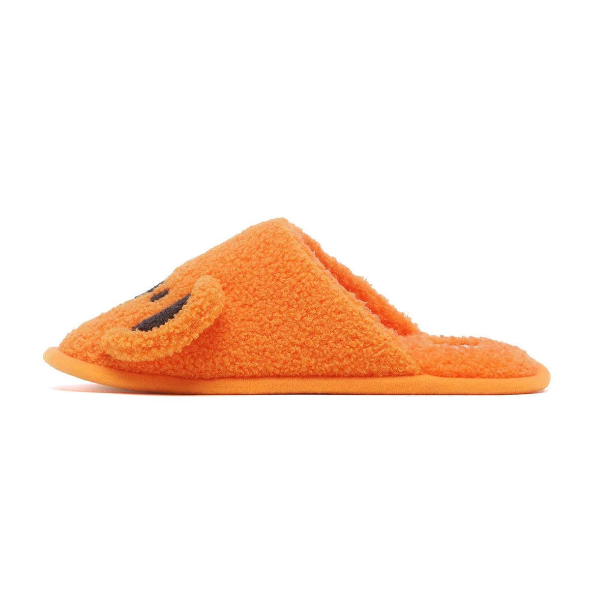 A BATHING APE BAPE - APEE BABY DOPPY & BABY CORE FURRY SLIPPER ORANGE