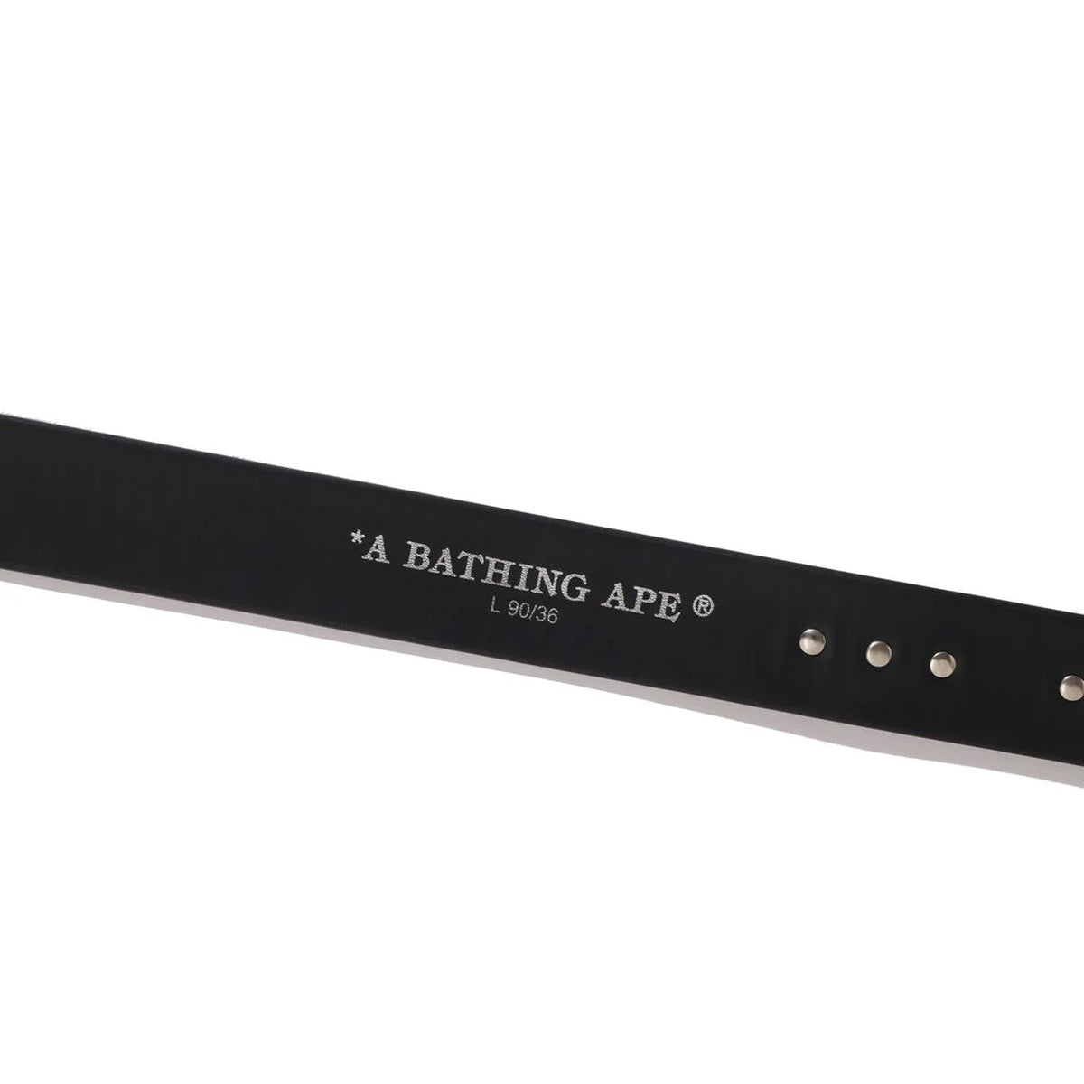 A BATHING APE BAPE COLOR STONE BELT BLACK