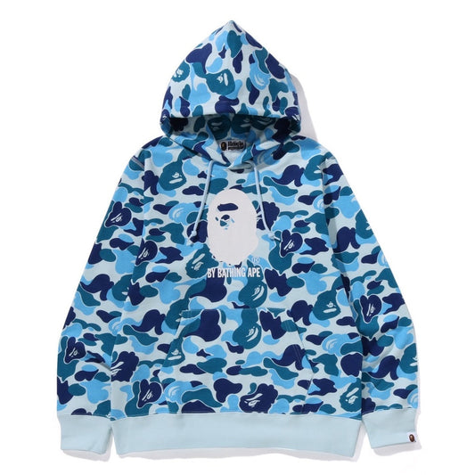 A BATHING APE BAPE ABC CAMO BY BATHING APE PULLOVER HOODIE BLUE