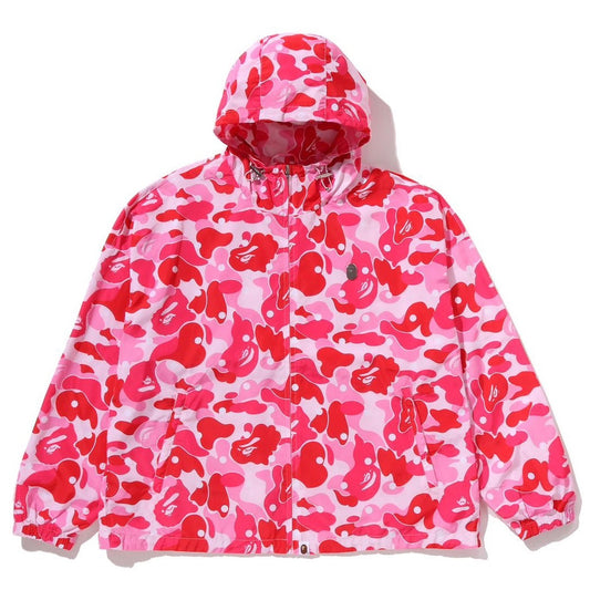 A BATHING APE BAPE ABC DOT HOODED JACKET PINK