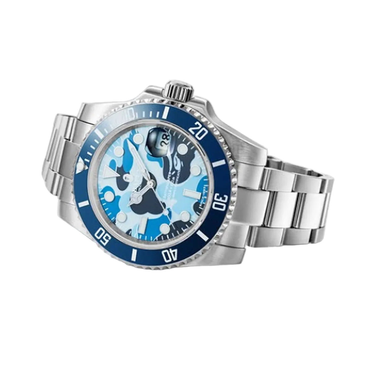 A BATHING APE TYPE 1 BAPEX ABC CAMO BLUE
