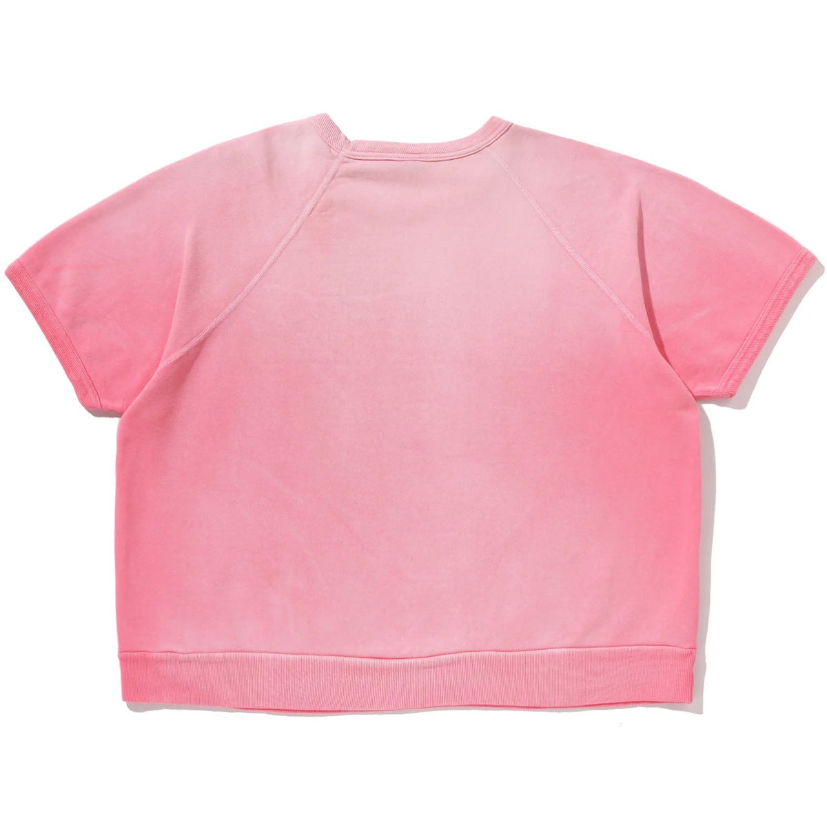 A BATHING APE BAPE SAINT MXXXXXX SAINT STA S/S CREWNECK SWEAT SHIRTS PINK