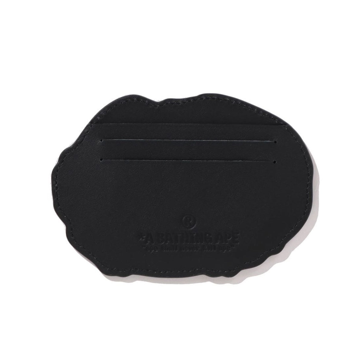 A BATHING APE BAPE ABC CAMO APE HEAD CARD CASE BLUE