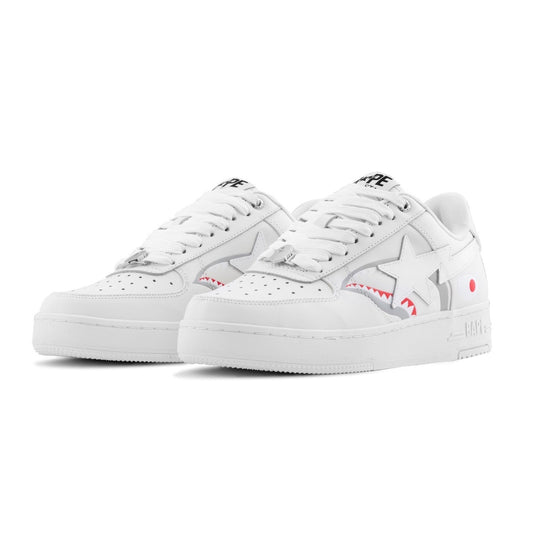 A BATHING APE BAPE STA SHARK #2 WHITE