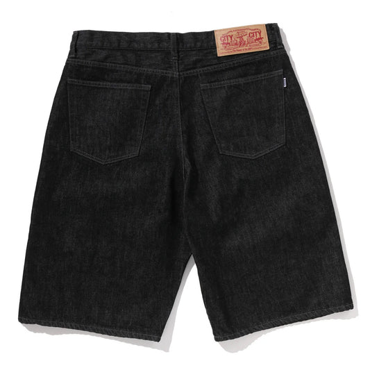 A BATHING APE BAPE COMME des GARCONS CDG OSAKA RELAXED FIT DENIM SHORTS INDIGO