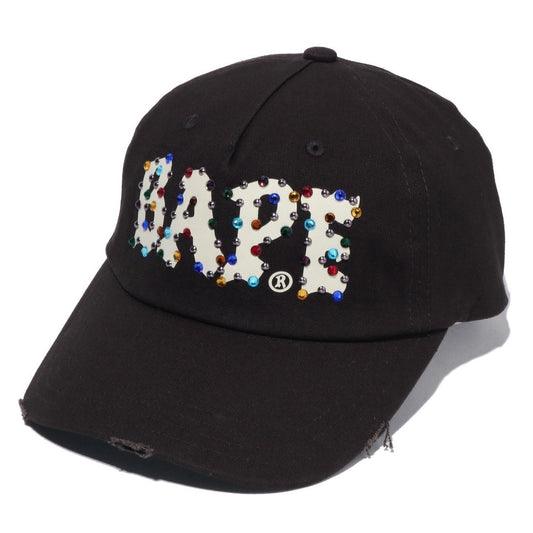 A BATHING APE BAPE COLOR STONE PANEL CAP BLACK