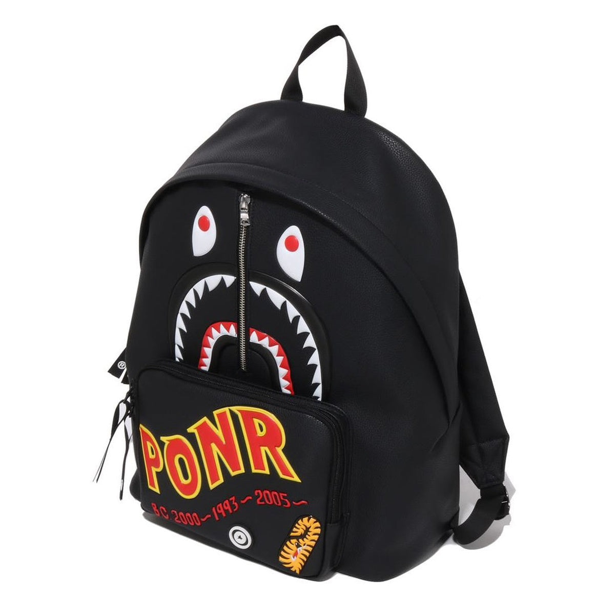 A BATHING APE BAPE 2ND SHARK DAYPACK BLACK