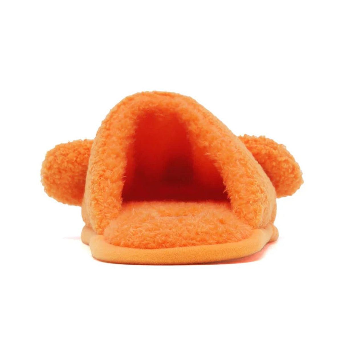 A BATHING APE BAPE - APEE BABY DOPPY & BABY CORE FURRY SLIPPER ORANGE