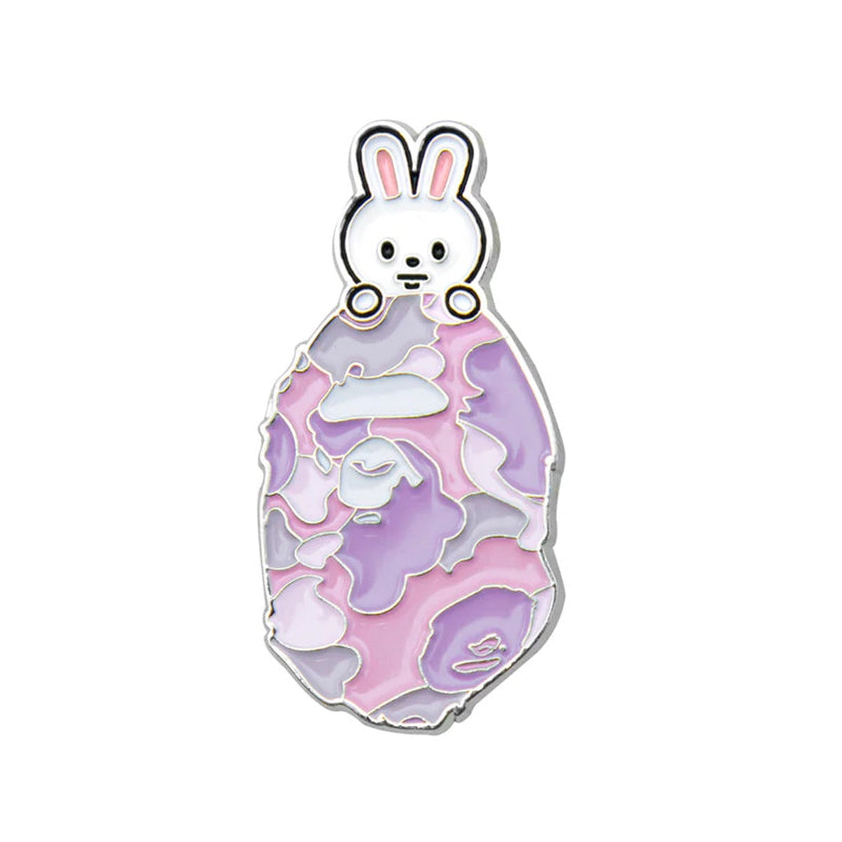 A BATHING APE BAPE STRAYKIDS LEEBIT METAL PIN PINK