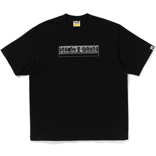 A BATHING APE BAPE BABY MILO GRAPHIC RELAXED FIT TEE BLACK