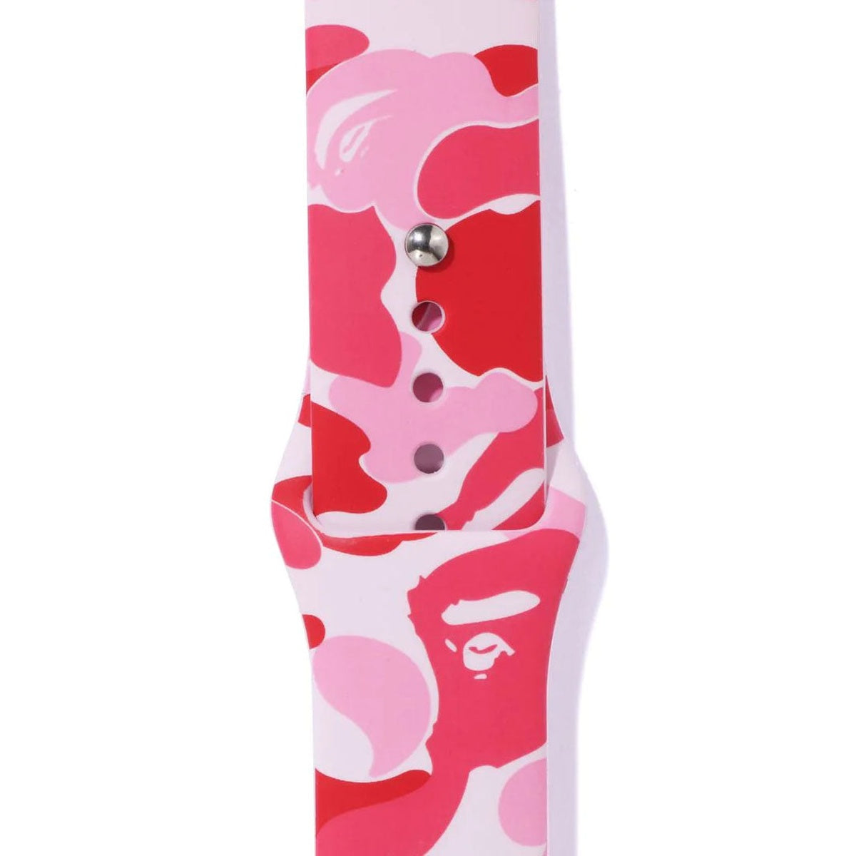 A BATHING APE BAPE ABC CAMO WATCH BAND FOR APPLE WATCH PINK