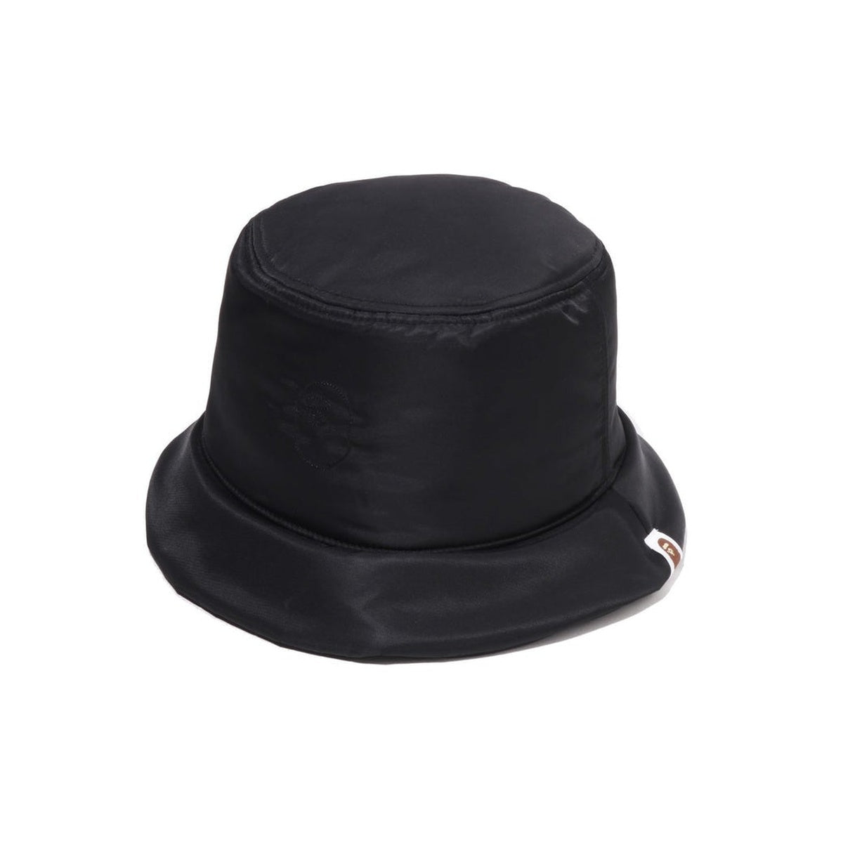 A BATHING APE BAPE PADDED BUCKET HAT BLACK