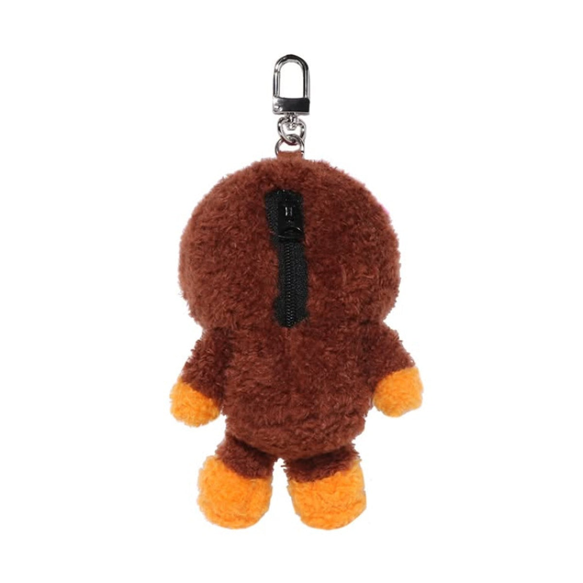 A BATHING APE BAPE BABY LISA PLUSH DOLL KEYCHAIN COIN BAG BROWN