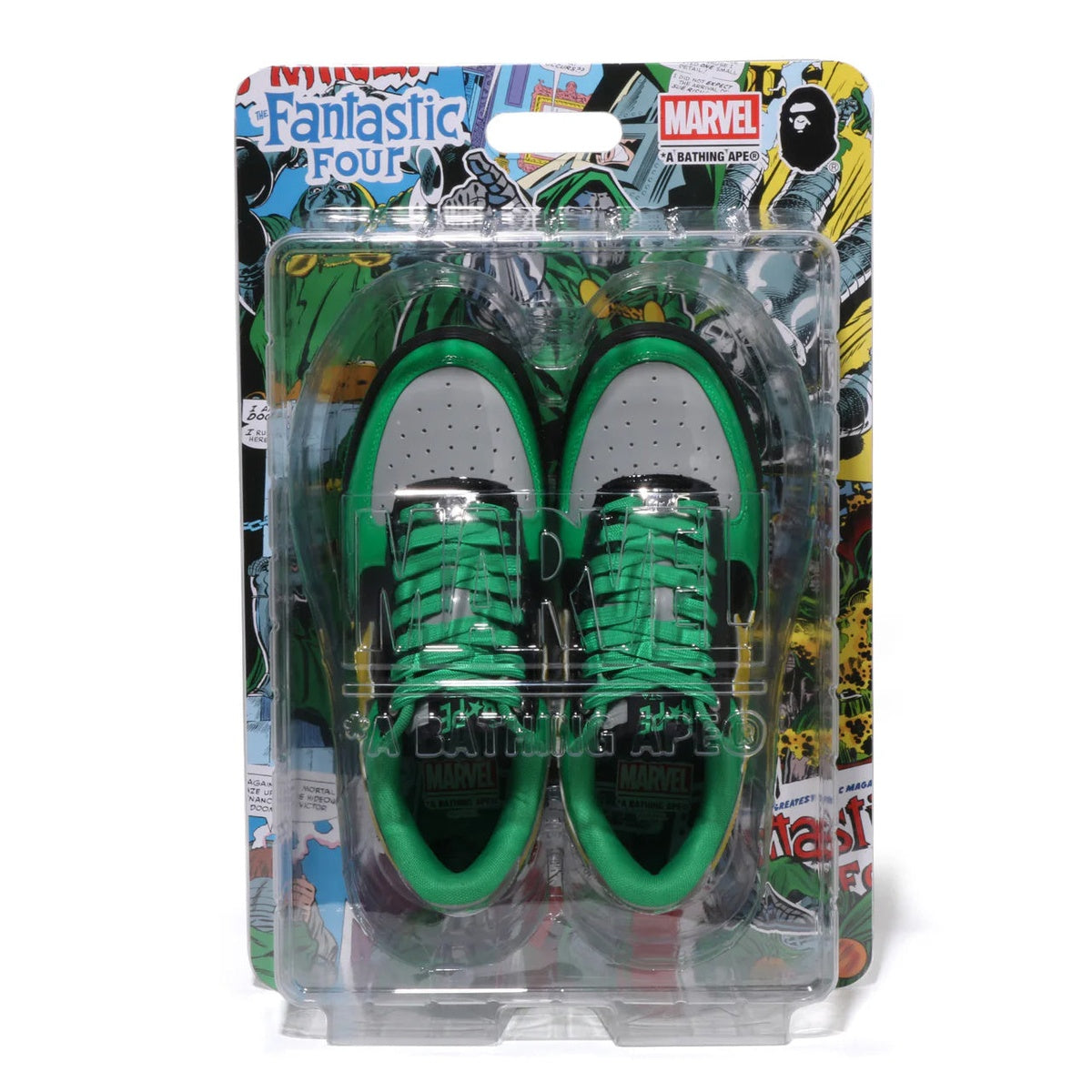 A BATHING APE BAPE STA BAPE F4 MARVEL THE FANTASTIC 4 DR.DOOM GREEN
