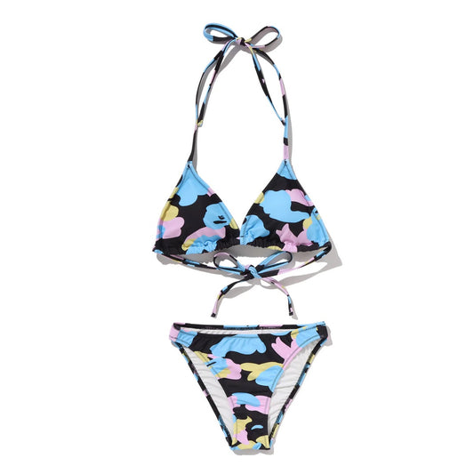 A BATHING APE BAPE Ladies' NEW MULTI CAMO SWIM WEAR BLACK