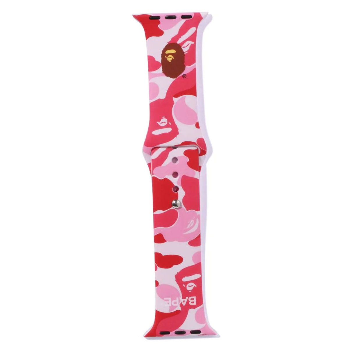 A BATHING APE BAPE ABC CAMO WATCH BAND FOR APPLE WATCH PINK