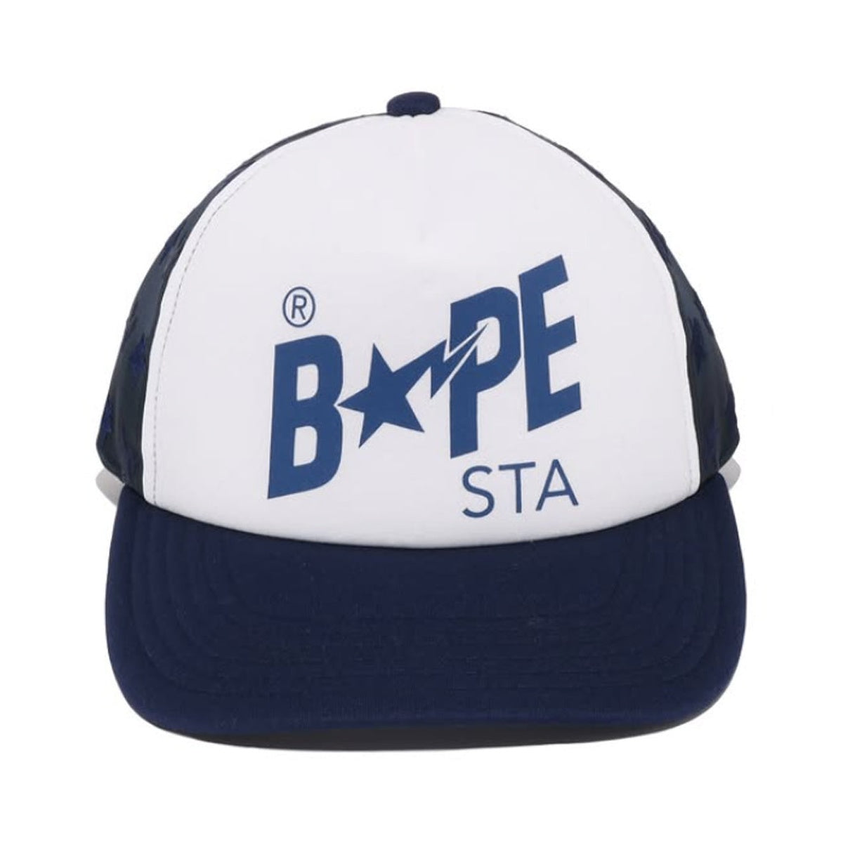 A BATHING APE BAPE STA MESH CAP NAVY