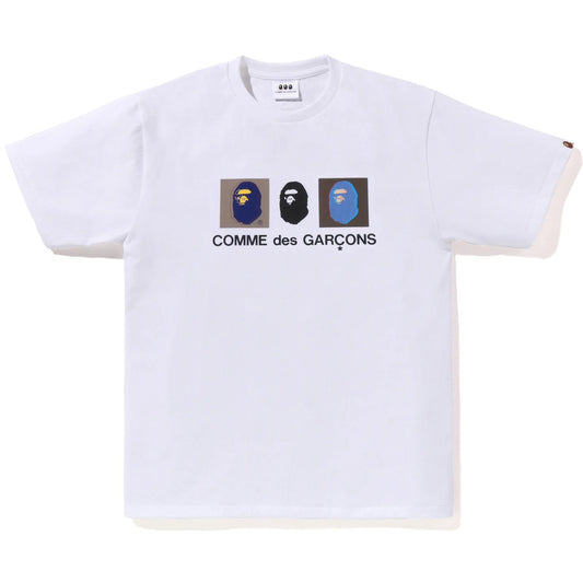 A BATHING APE BAPE COMME des GARCONS CDG OSAKA SCREEN TEE WHITE