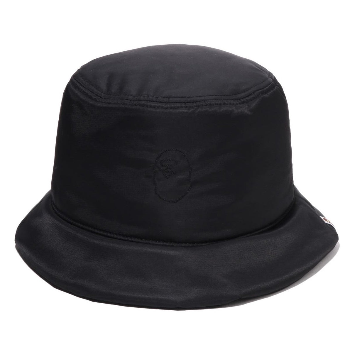 A BATHING APE BAPE PADDED BUCKET HAT BLACK