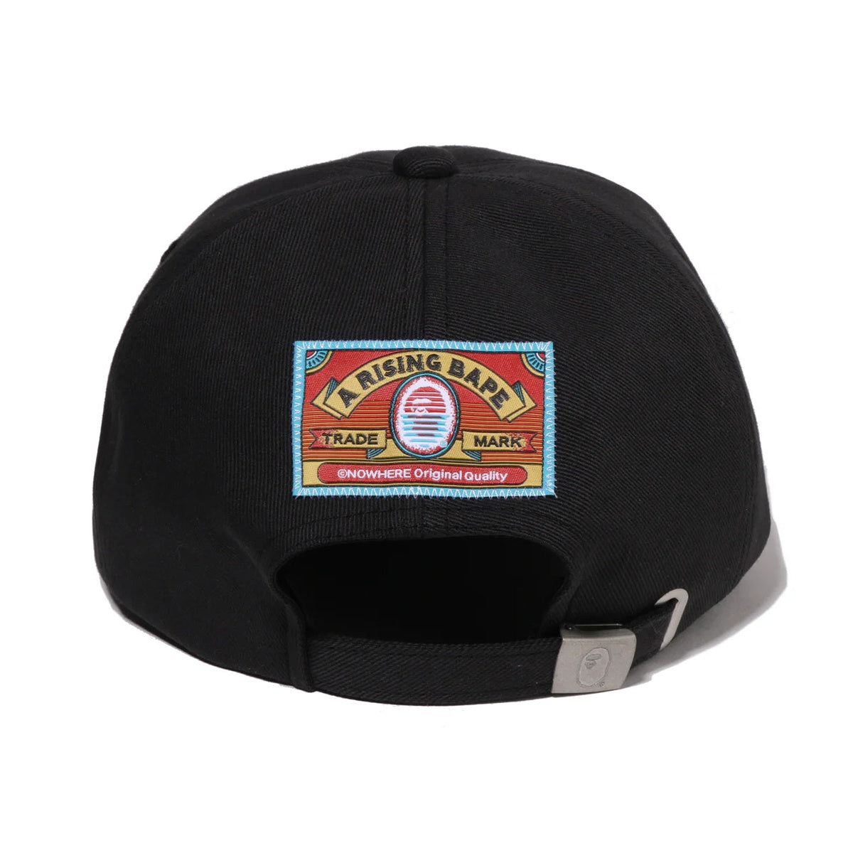A BATHING APE A RISING BAPE PANEL CAP BLACK