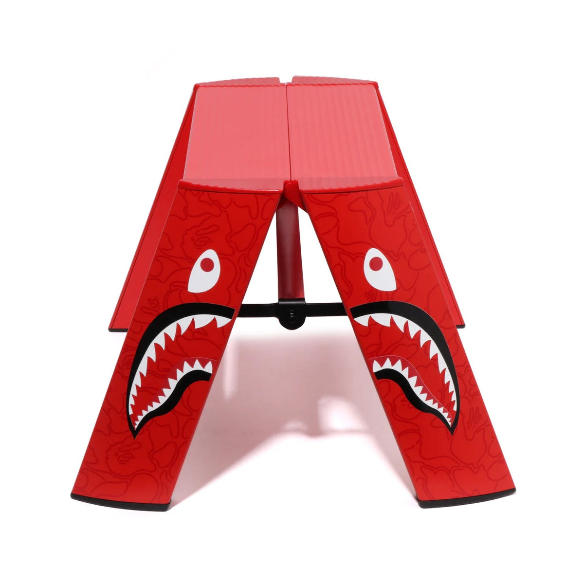 A BATHING APE BAPE LUCAMO - SHARK 1 STEP RED