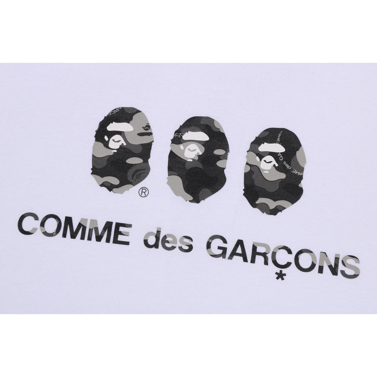 A BATHING APE COMME des GARÇONS CDG OSAKA BAPE TEE #1 WHITE