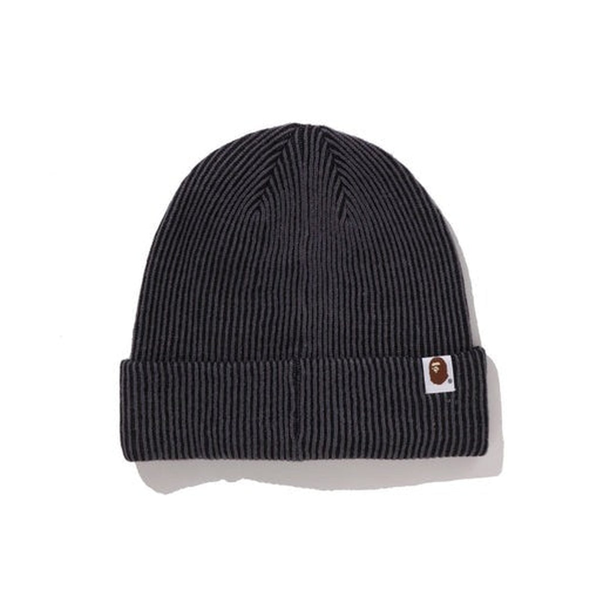 A BATHING APE BAPE A BATHING APE BAPE KNIT CAP BLACK