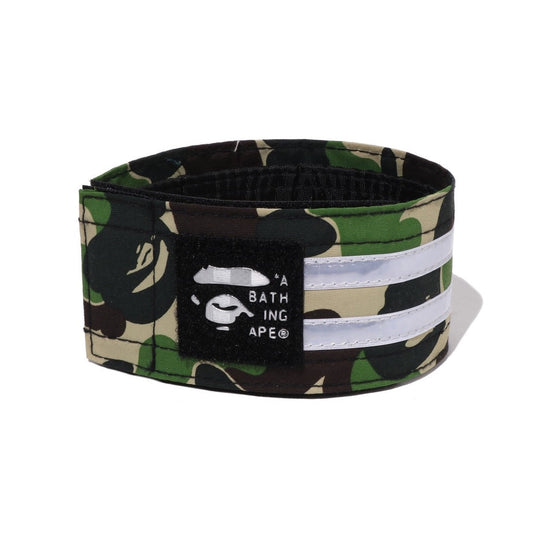 A BATHING APE BAPE ABC CAMO REFLECTIVE ANKLE BAND GREEN