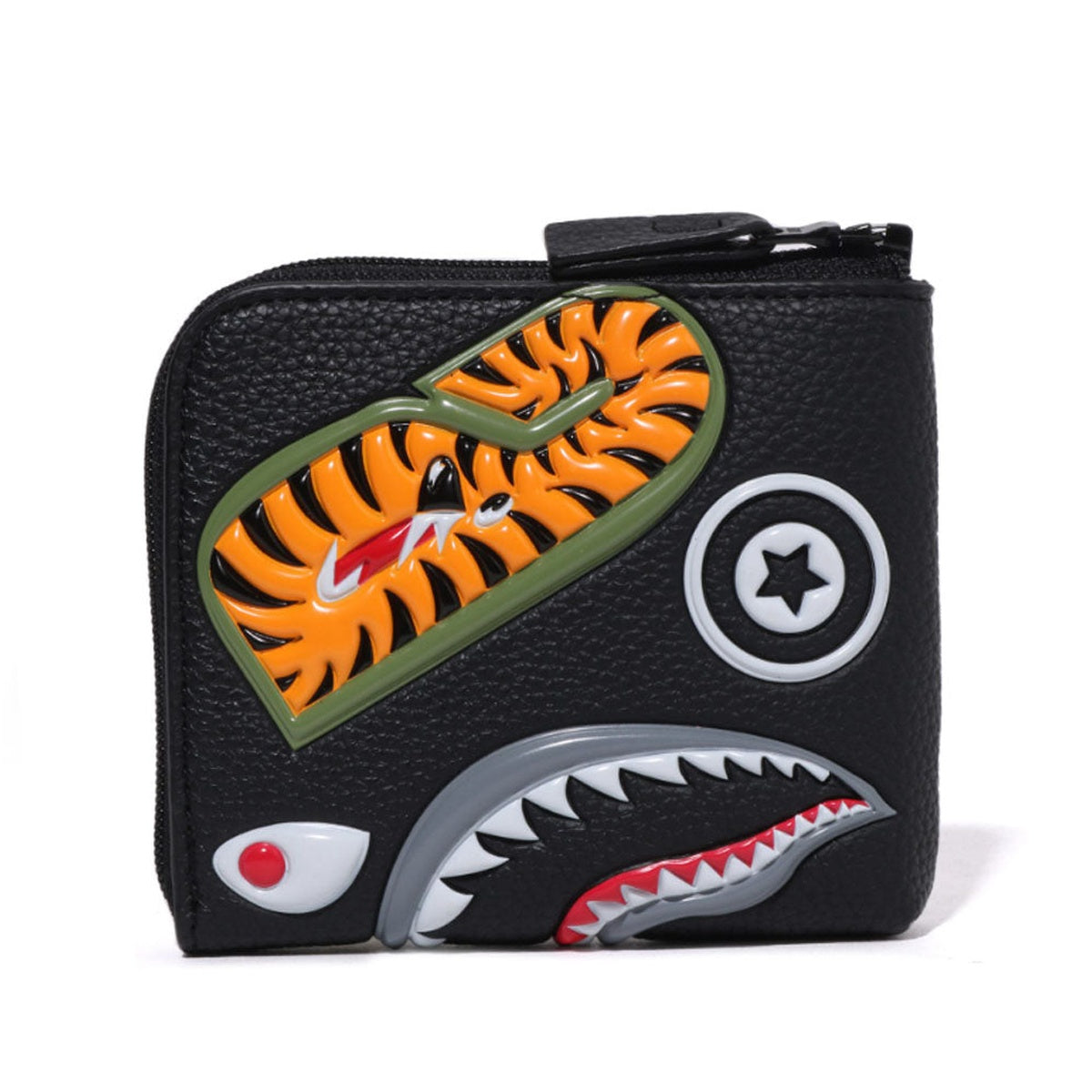 A BATHING APE BAPE SHARK MINI WALLET