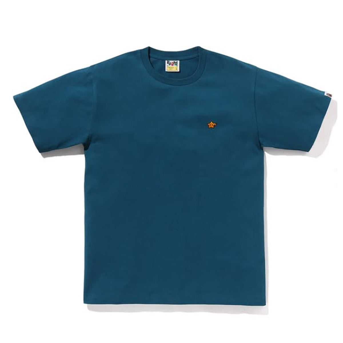 A BATHING APE BAPE MILO STA ONE POINT TEE NAVY
