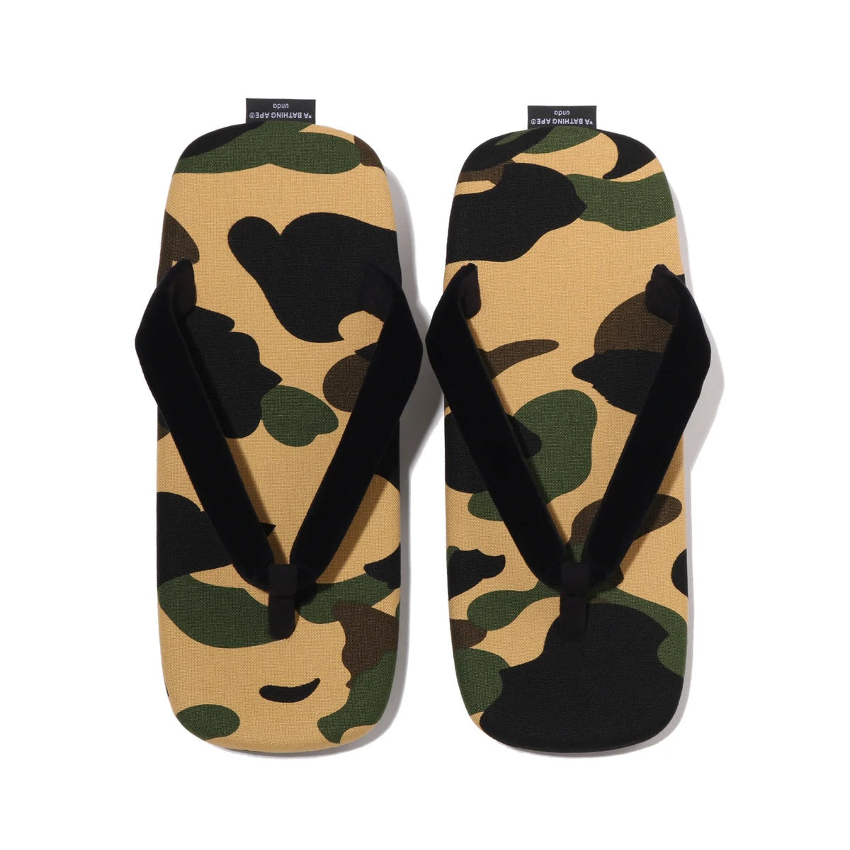 A BATHING APE BAPE GOYEMON 1ST CAMO UNDA YELLOW