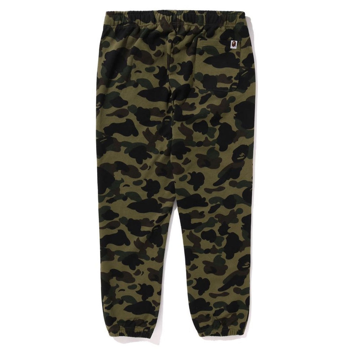 A BATHING APE BAPE 1ST CAMO SHARK SWEAT PANTS GREEN