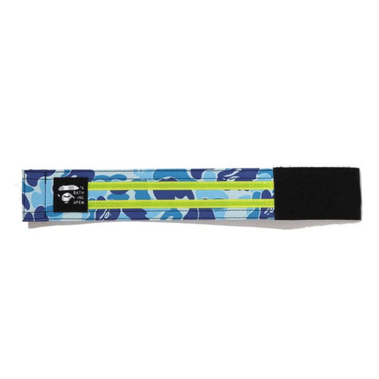A BATHING APE BAPE ABC CAMO REFLECTIVE ANKLE BAND BLUE