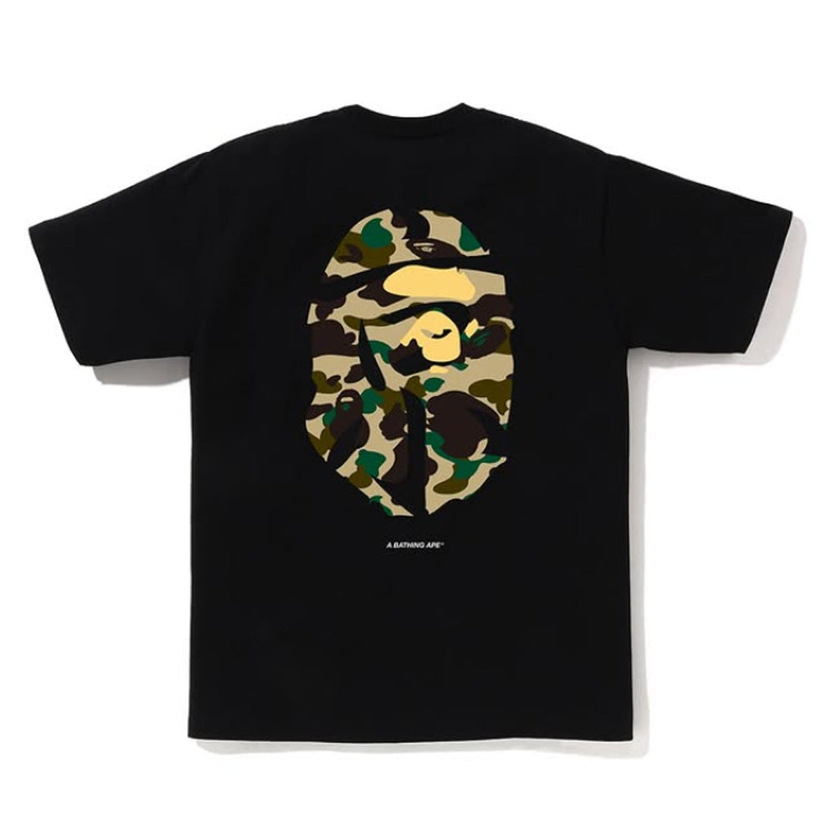 A BATHING APE BAPE 1ST CAMO TOKYO EXCLUSIVE APE HEAD TEE #2 BLACK
