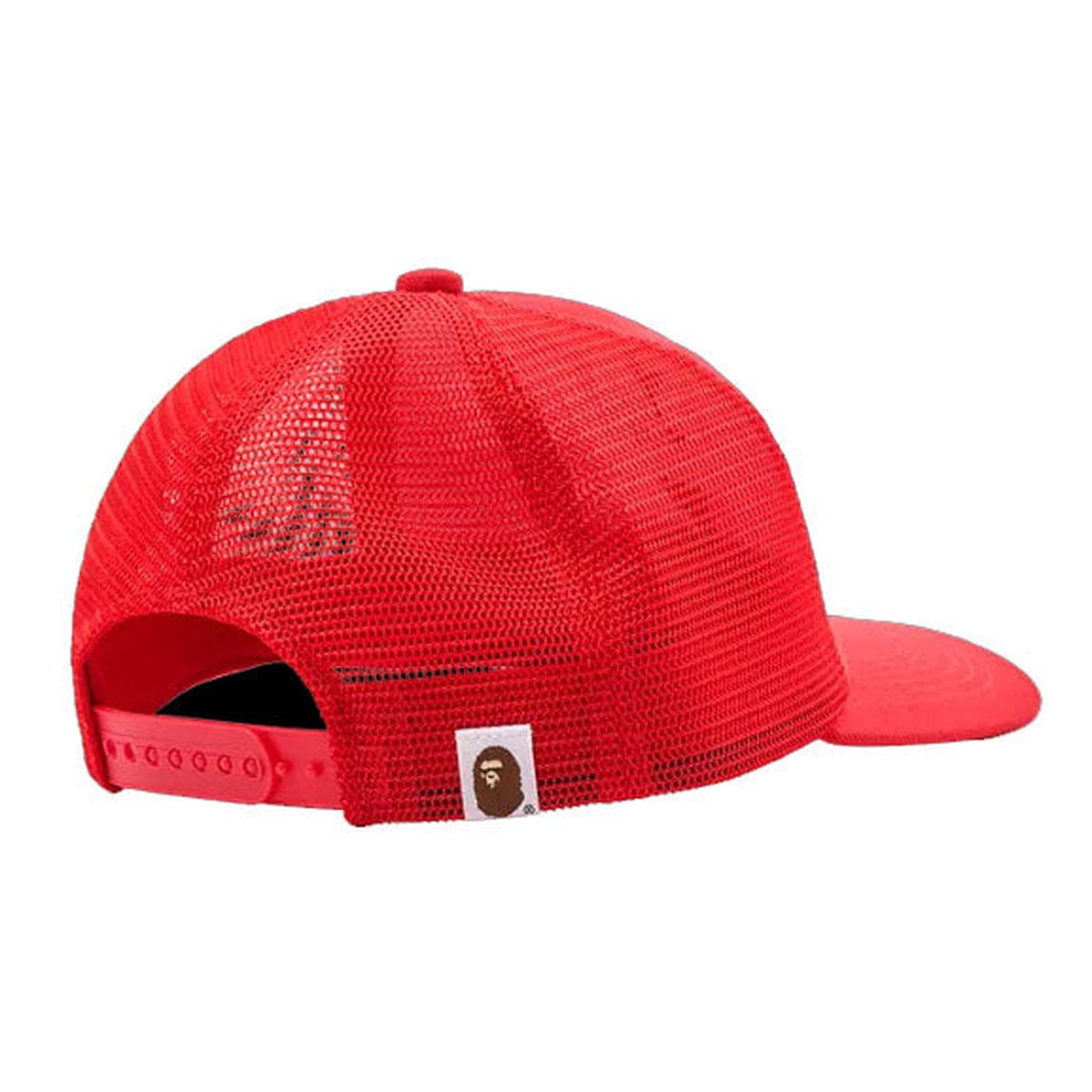 A BATHING APE BAPE SAINT MXXXXXX SAINT STA MESH CAP RED