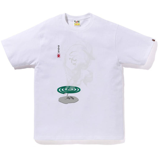 A BATHING APE BAPE MOSQUITO COIL APE HEAD TEE WHITE