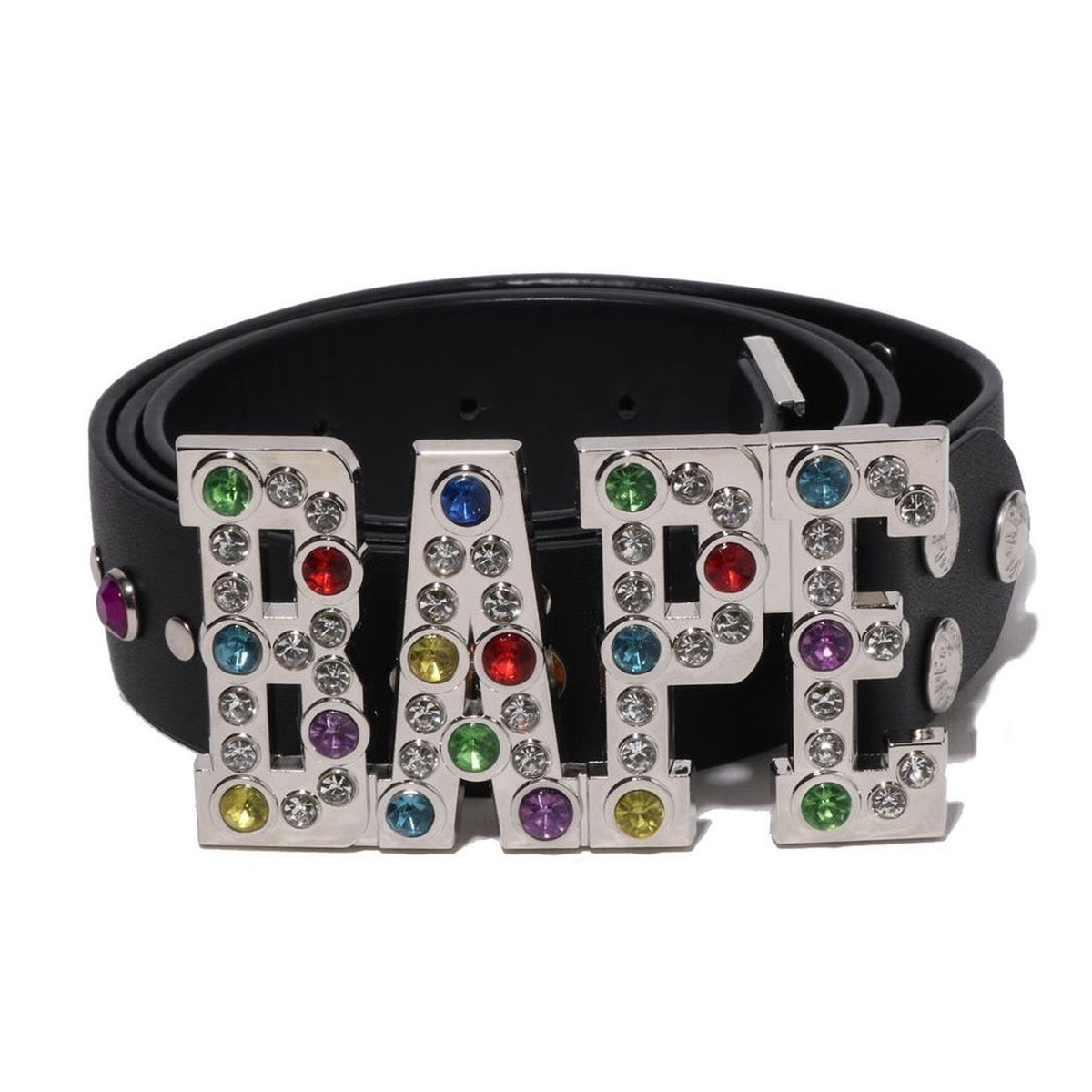 A BATHING APE BAPE COLOR STONE BELT BLACK