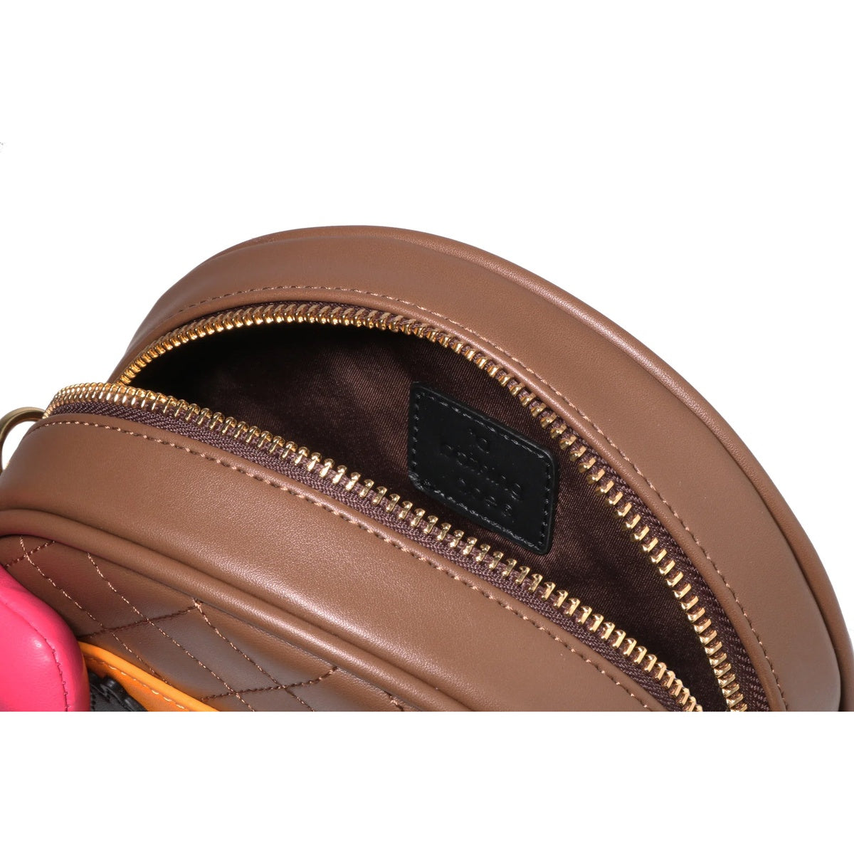 A BATHING APE BAPE LADIES' BABY LISA QUILTING SHOULDER BAG BROWN