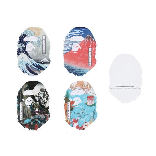 A BATHING APE BAPE UKIYO-E APE HEAD STICKER SET