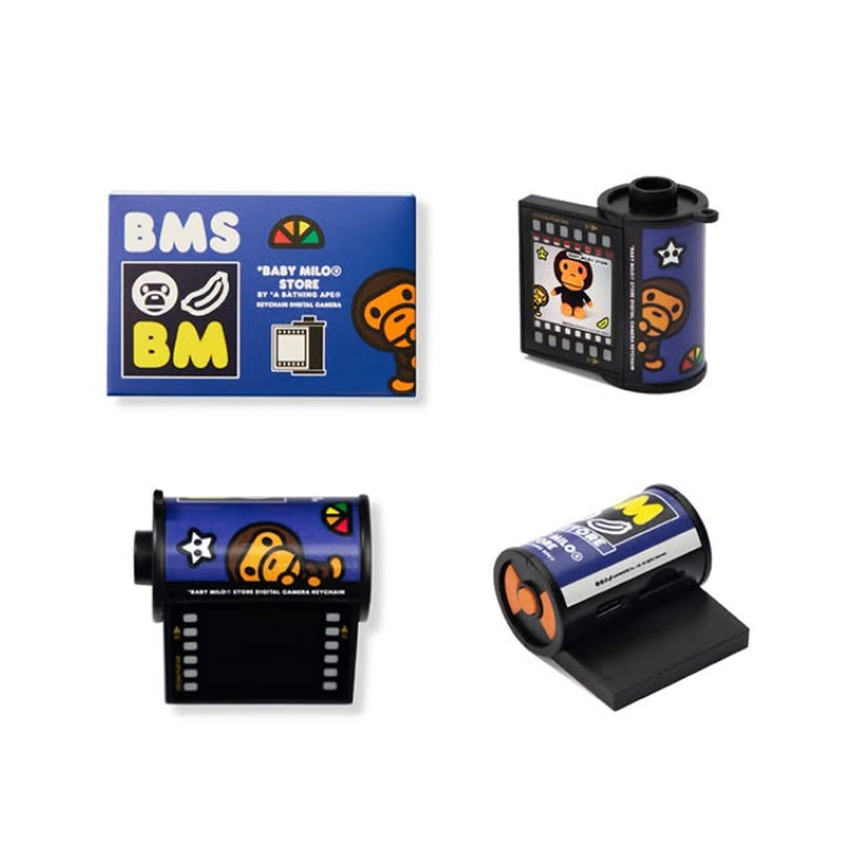 A BATHING APE BAPE BABY MILO STORE BABY MILO BLIND BOX DIGITAL CAMERA KEYCHAIN