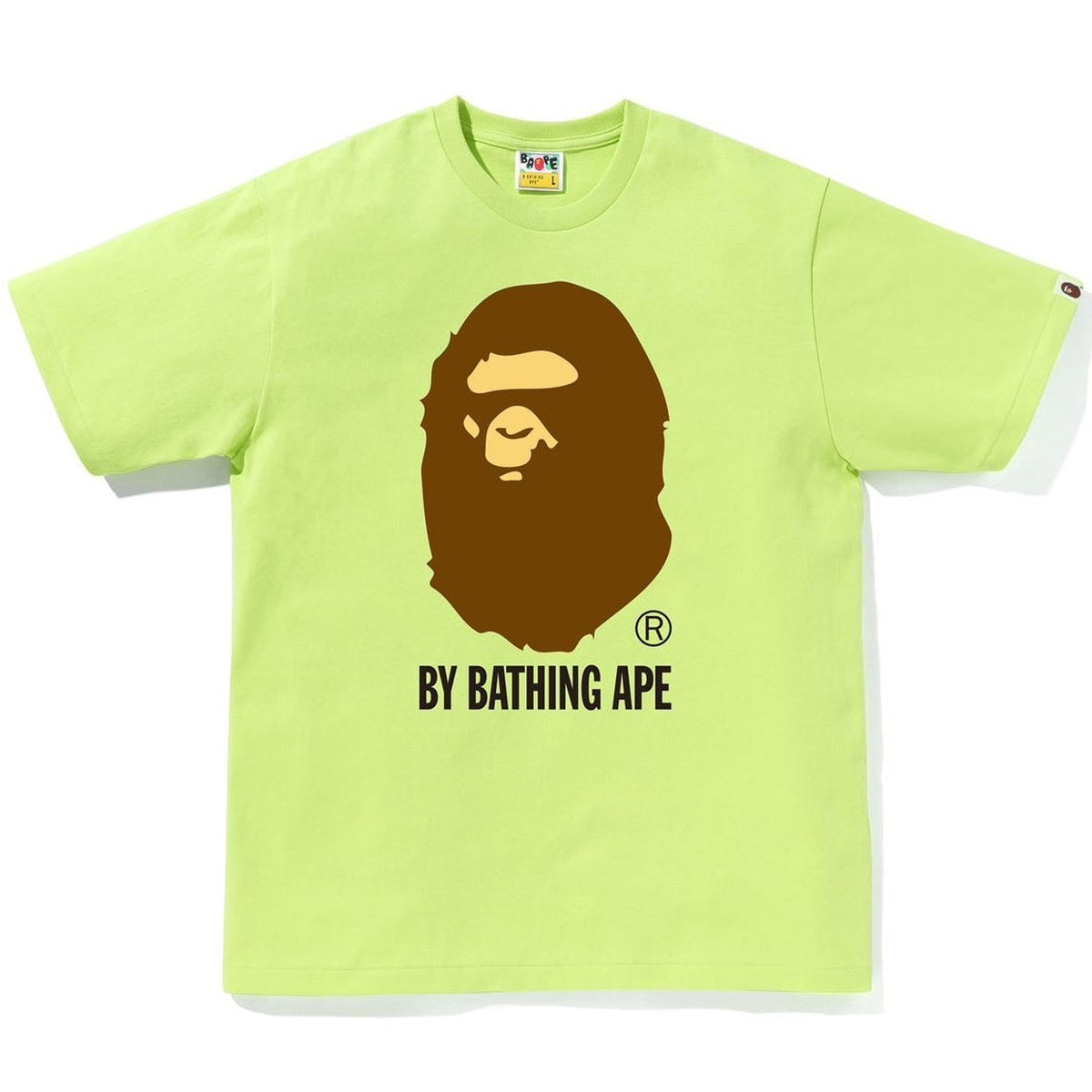 A BATHING APE BAPE BY BATHING APE TEE LIGHT GREEN