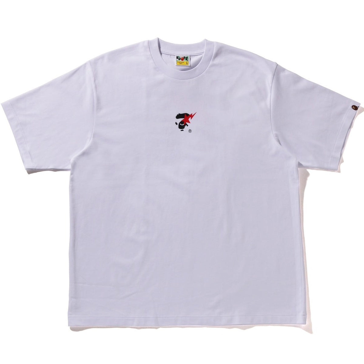 A BATHING APE BAPE STA APE FACE RELAXED FIT TEE WHITE
