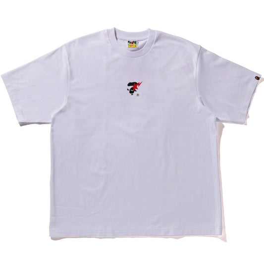 A BATHING APE BAPE STA APE FACE RELAXED FIT TEE WHITE