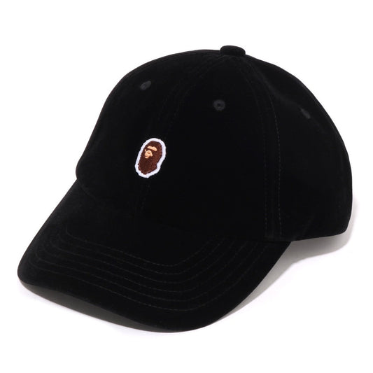A BATHING APE BAPE ONE POINT PANEL CAP BLACK