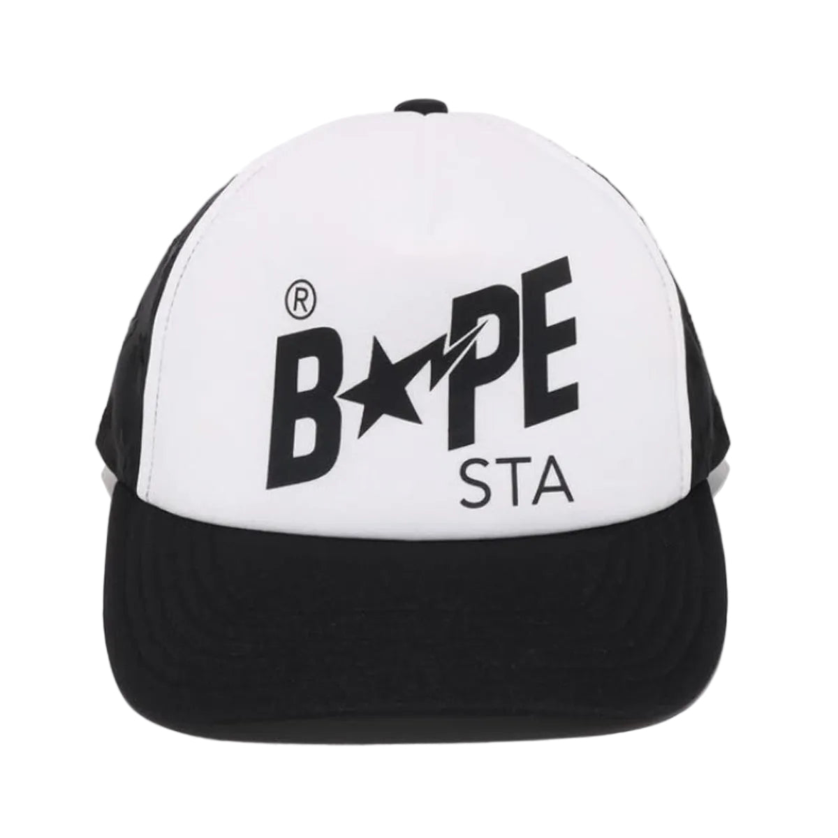 A BATHING APE BAPE STA MESH CAP BLACK