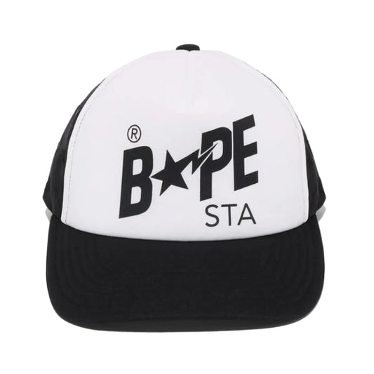 A BATHING APE BAPE STA MESH CAP BLACK